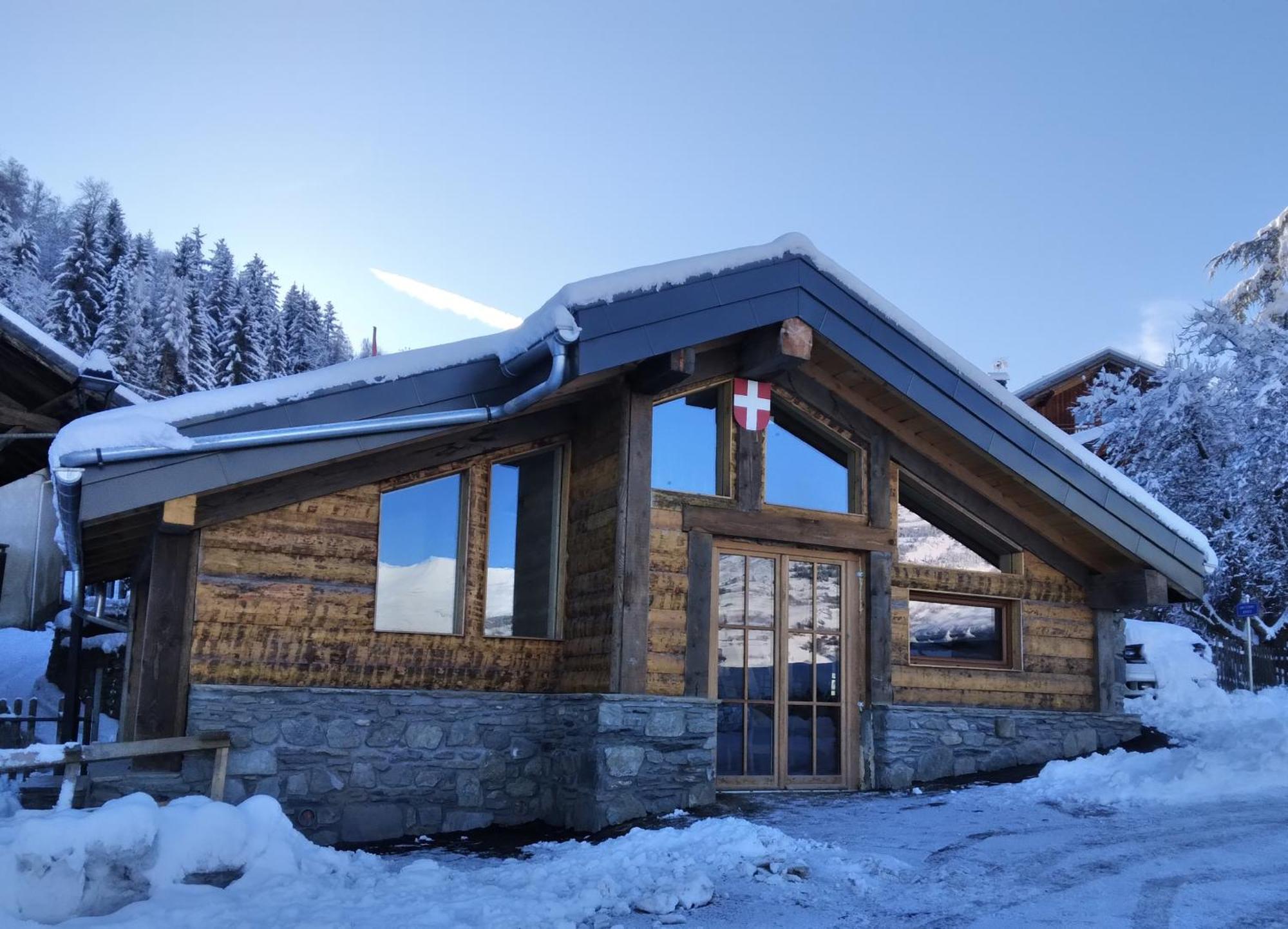 Chalet Balneo Billard La Plagne Savoie Vue Top Kültér fotó