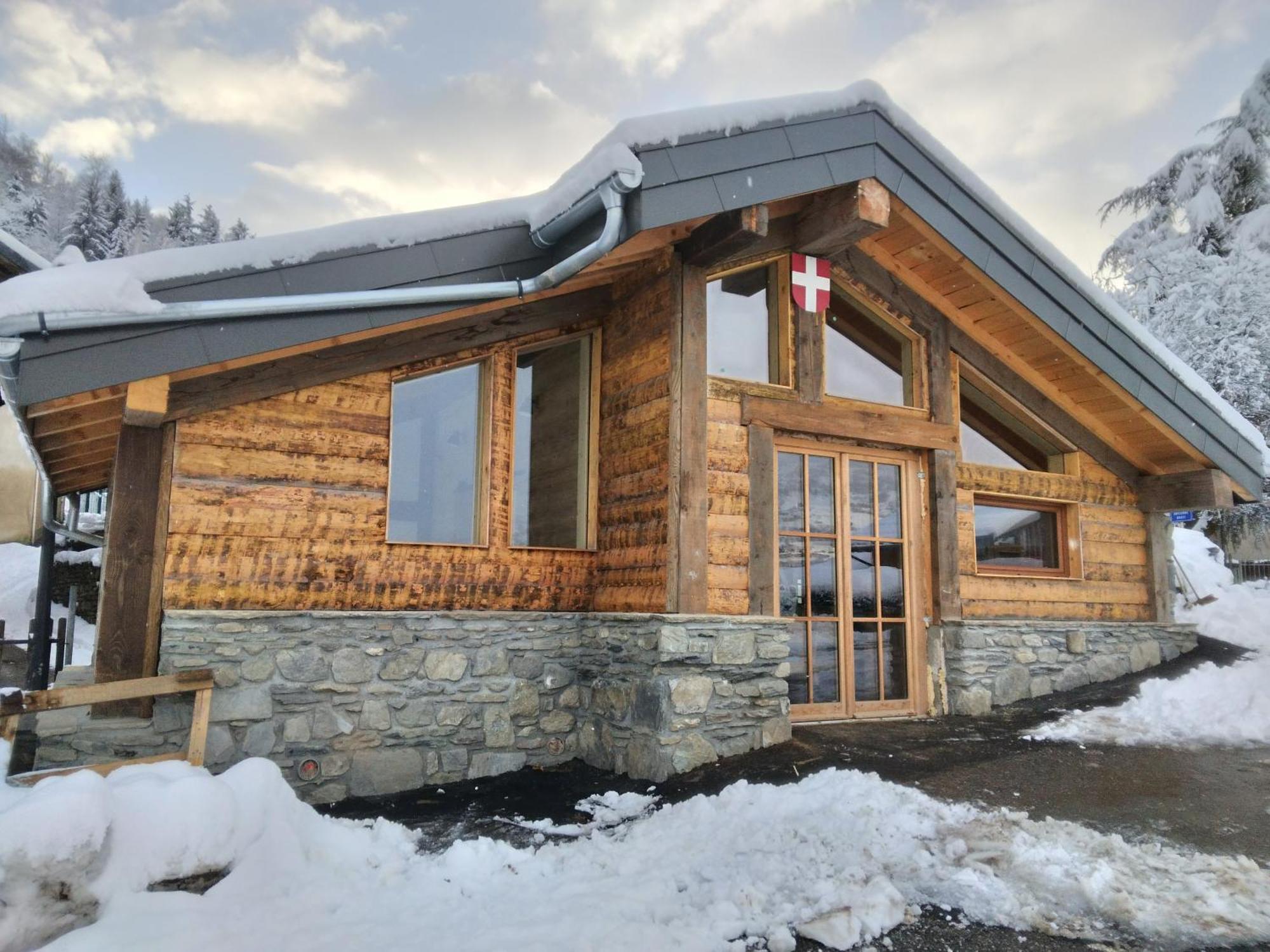 Chalet Balneo Billard La Plagne Savoie Vue Top Kültér fotó