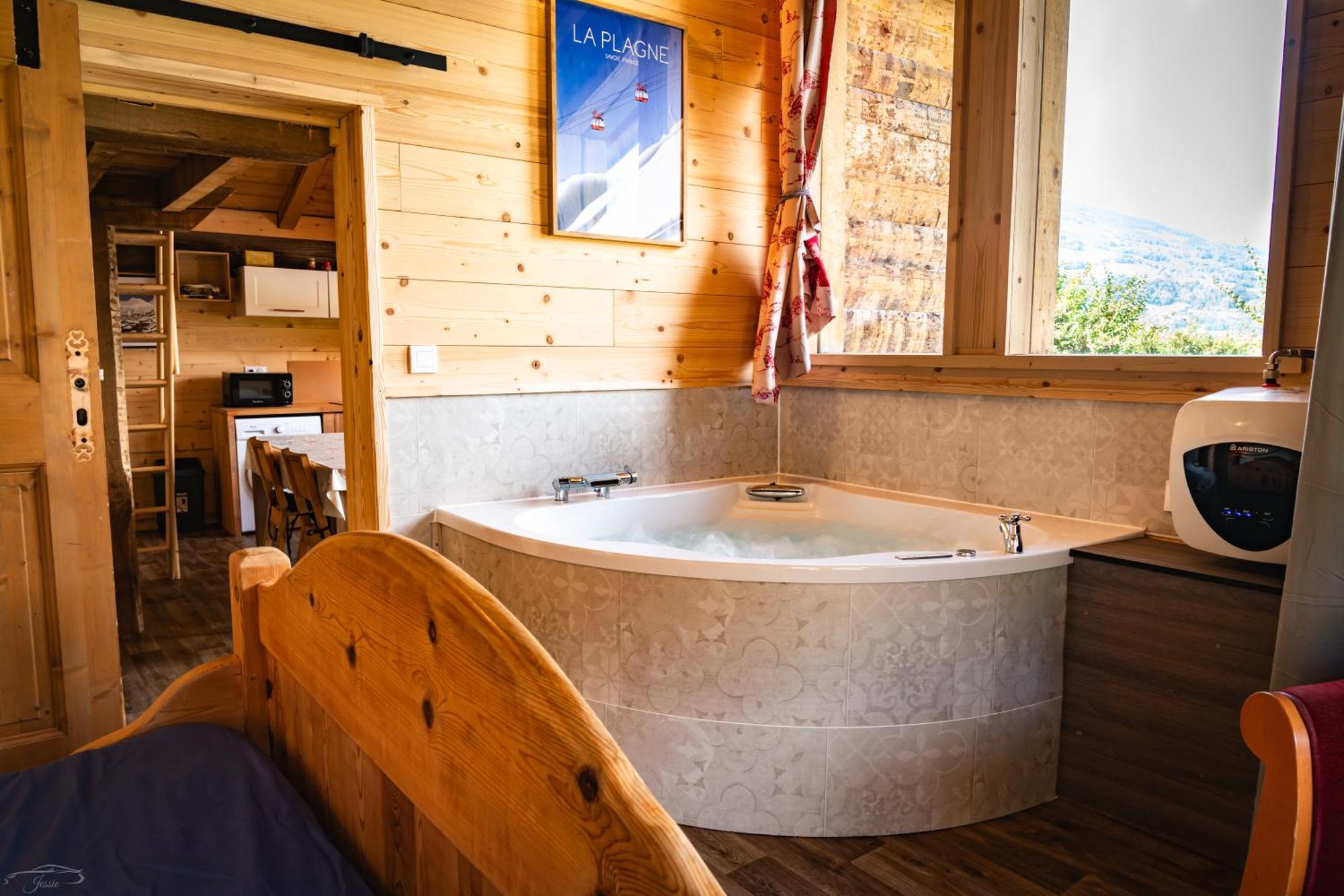 Chalet Balneo Billard La Plagne Savoie Vue Top Kültér fotó