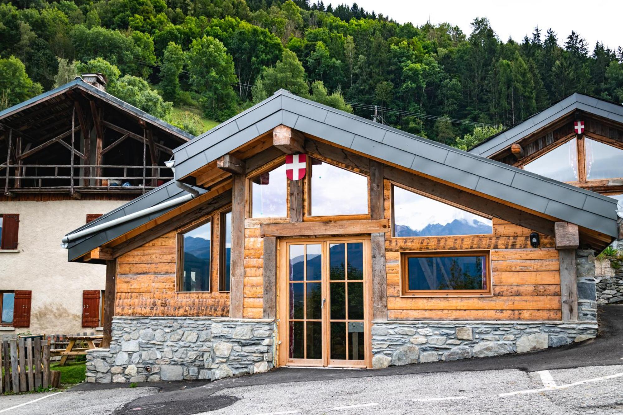 Chalet Balneo Billard La Plagne Savoie Vue Top Kültér fotó