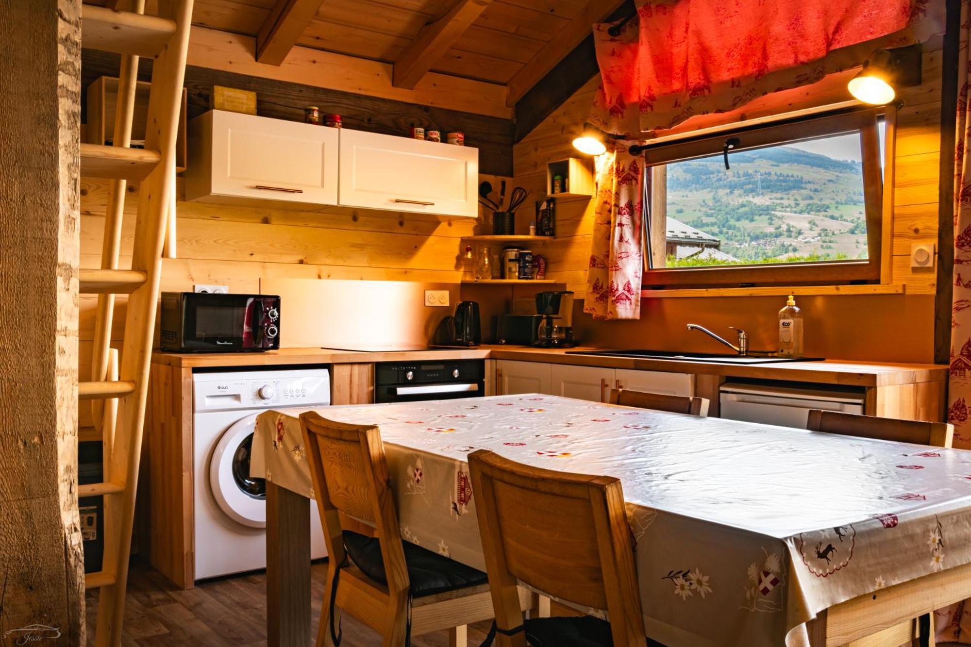 Chalet Balneo Billard La Plagne Savoie Vue Top Kültér fotó